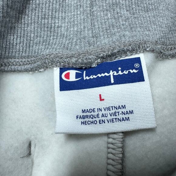 Champion NWT Women's Size Large Gray Jogger Sweatpants Cotton/Polyester - Picture 3 of 10